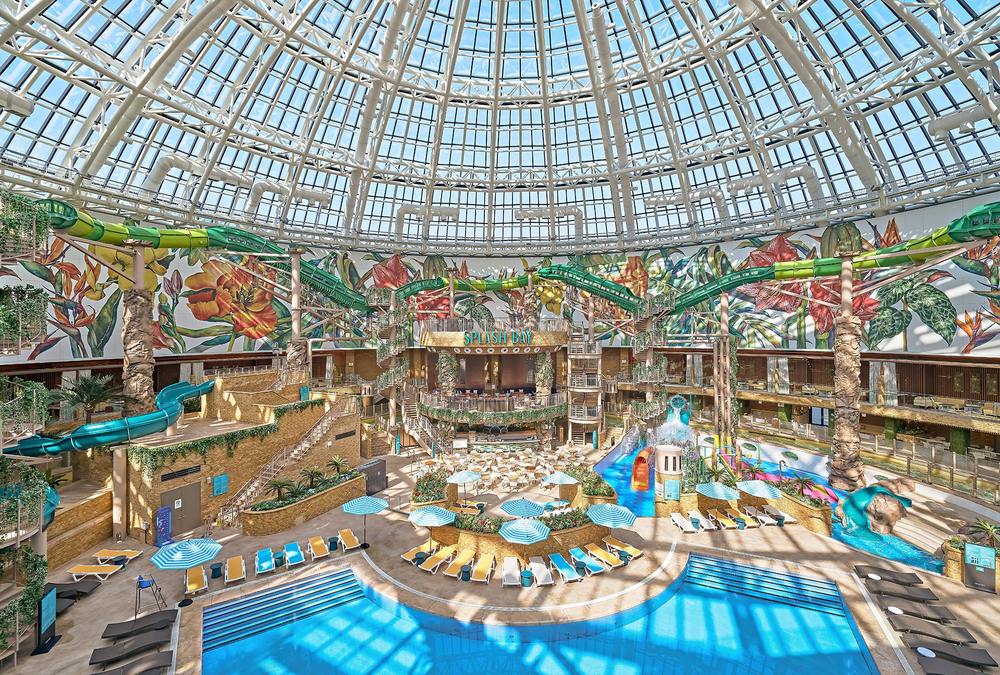 全年恒温的室内穹顶 Splash水上乐园(1)