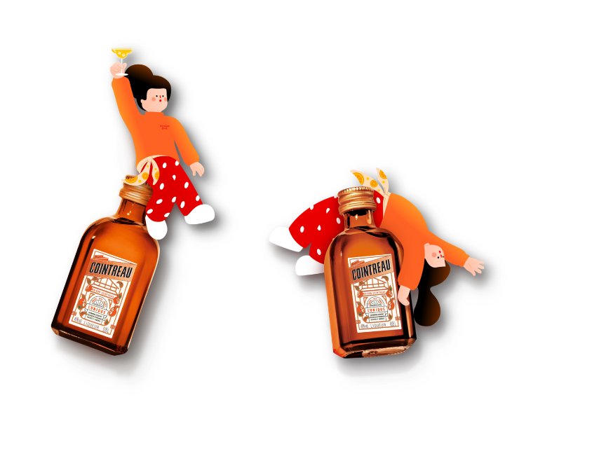 A couple of bottles with a person on them

AI-generated content may be incorrect.